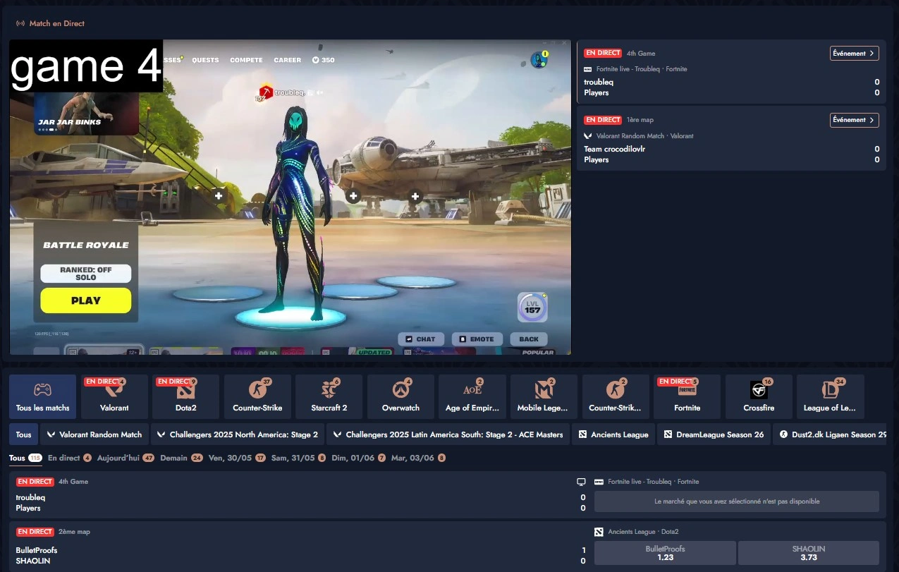 Grands tournois eSport avec prix en argent sur GreatSpin Casino